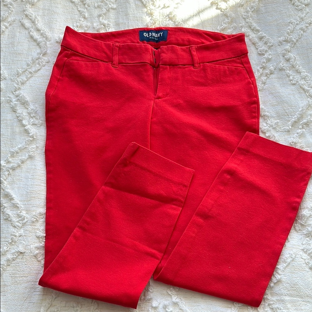 Unique Stretch Capris - Candy Apply Red